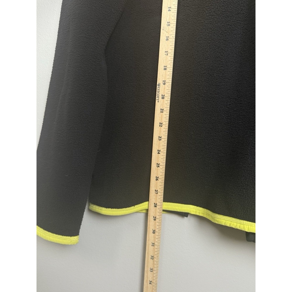 Polo Ralph Lauren Black Fleece Pullover Half Zip Yellow Trim Men's L Streetwear - Picture 10 of 10